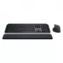 Logitech MX Keys S Combo Bezprzewodowy zestaw klawiatury i myszy, układ włoski, grafitowy