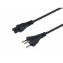 Przewód zasilający Equip Swiss T12 do IEC C5, 5 m, czarny, PVC