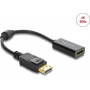 Aktywny adapter Delock DisplayPort 1.4 na HDMI, 4K 60 Hz, HDR