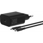 4smarts VoltPlug PD 30W Ładowarka sieciowa, 1x USB-C, z kablem USB-C 1,5 m, Czarny