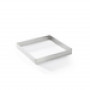 De Buyer Perforowana kwadratowa forma do tarty ze stali nierdzewnej, 7 cm (3099.19)