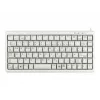 Cherry Slim Line G84-4100 Kompaktowa Klawiatura, PS/2 + USB, 83 Klawisze, Układ Niemiecki (QWERTZ), Jasnoszary