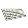 Cherry Slim Line G84-4100 Kompaktowa Klawiatura, PS/2 + USB, 83 Klawisze, Układ Niemiecki (QWERTZ), Jasnoszary