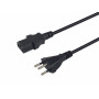 Przewód zasilający Equip Swiss T12 do IEC C13, 1,8 m, czarny, PVC