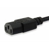 Przewód zasilający Equip IEC C13 do IEC C14, 1,5 m, czarny