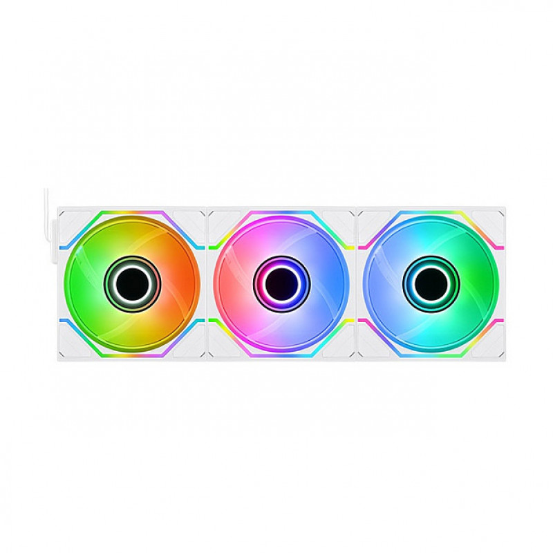 Wentylator obudowy Thermaltake SWAFAN 120 EX INFINITY ARGB Sync Snow 120 mm, biały