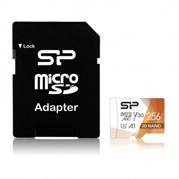 Silicon Power Superior Pro 256 GB MicroSDXC UHS-I Class 10 karta pamięci Flash