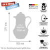 Dzbanek termiczny ROTPUNKT 230/IV, 1,0 l, kość słoniowa (ecru)