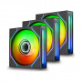 Wentylator do obudowy Thermaltake SWAFAN INFINITY EX14 ARGB Sync 140 mm, czarny, 3-pak
