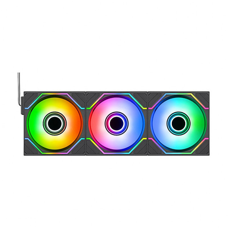 Wentylator do obudowy Thermaltake SWAFAN INFINITY EX14 ARGB Sync 140 mm, czarny, 3-pak