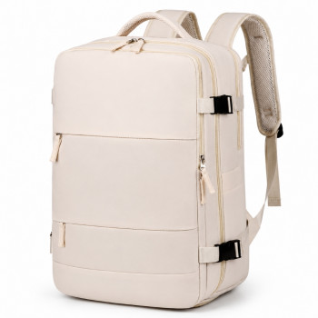 Plecak podróżny na laptopa Extralink Black Forest KM06 45x20x30 cm, beżowy