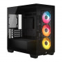 Obudowa komputerowa Corsair 2800X RS-R ARGB Panoramic Glass Micro-ATX, Czarna