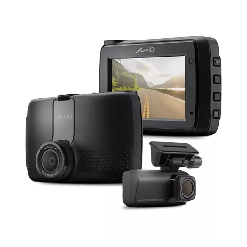 Wideorejestrator Mio MiVue 803WD Pro Dual HDR 2.5K GPS WIFI z zestawem parkingowym