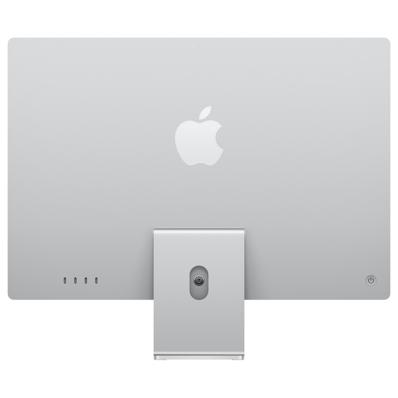 Apple iMac 23,5 inch M4 10-rdzeniowy CPU 10-rdzeniowy GPU 24GB 1TB SSD, szkło standardowe - Srebrny, Gigabit Ethernet, Magic Mouse, Magic Keyboard z Touch ID (niemiecka)