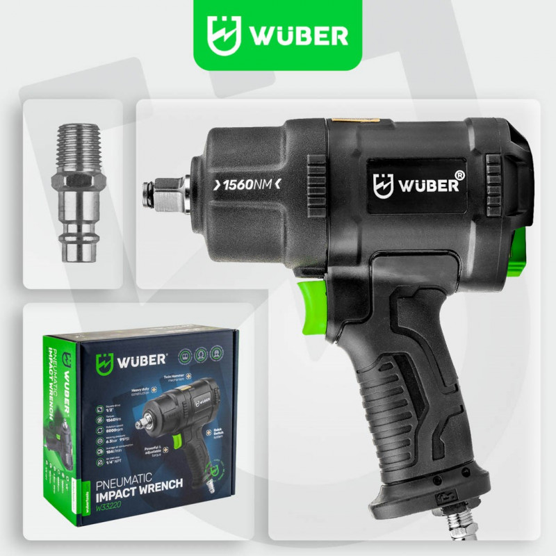 WUBER W33220 Pneumatyczny klucz udarowy 1560 Nm