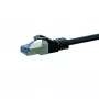 Kabel krosowy DSIT Cat6a S/FTP, 50 m, czarny, LSZH