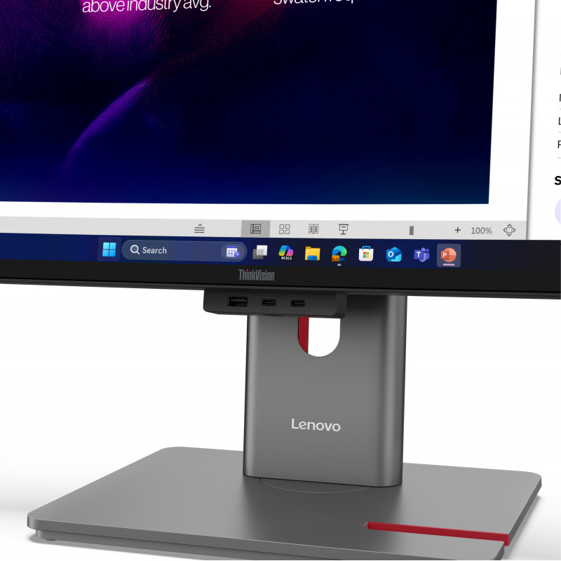 Monitor Lenovo ThinkVision P40WD-40 40 inch 5K WUHD Curved IPS, 120 Hz, Dock, Daisy Chain, kamera MC60, głośniki