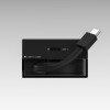 SHARGE Retractable 65 GaN Charger, 65 W, 2x USB-C, zintegrowany kabel USB-C, czarny