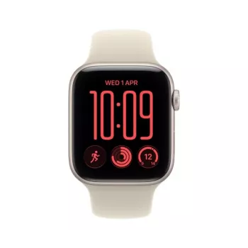 Apple Watch SE 3 GPS + Cellular 40 mm, koperta z aluminium (kolor Starlight), pasek sportowy (kolor piaskowy), M/L