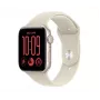 Apple Watch SE 3 GPS 44 mm, koperta z aluminium (kolor Starlight), pasek sportowy (kolor piaskowy), S/M