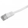 Logilink Płaski kabel krosowy Cat5e U/UTP RJ45, 2 m, Biały