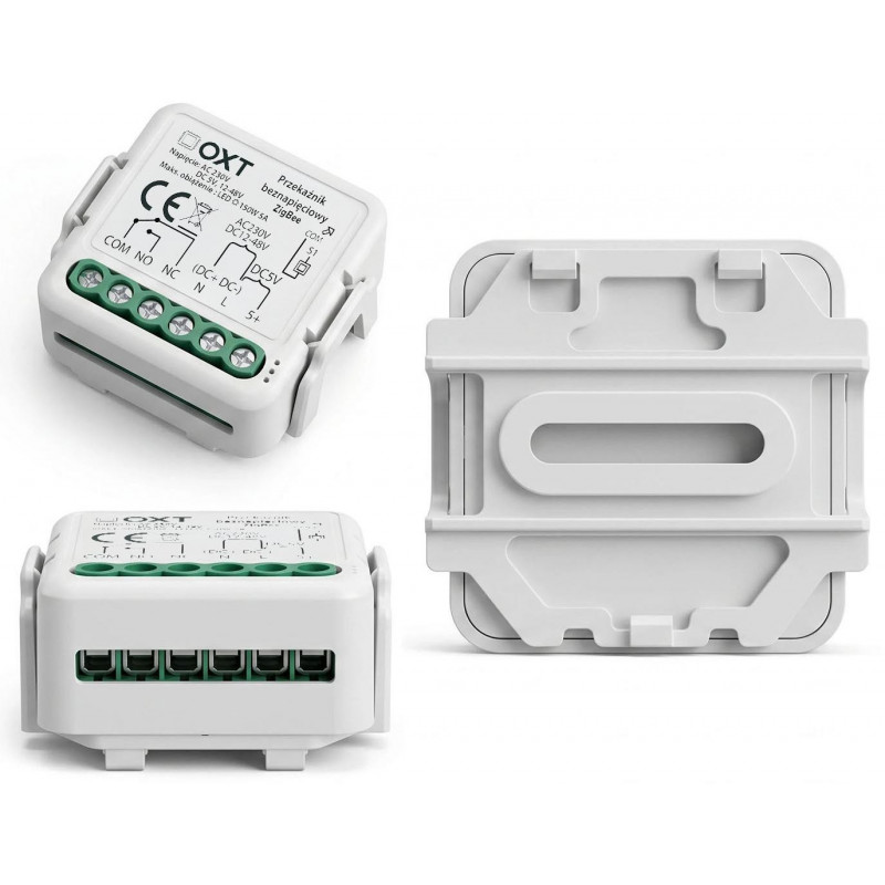 Moduł przekaźnika OXT T250DC Mini ZigBee Tuya, beznapięciowy, AC 230 V / DC 5 V / 12-48 V