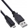 Kabel InLine USB 2.0 USB-A do Micro-USB B, 1 m, Czarny