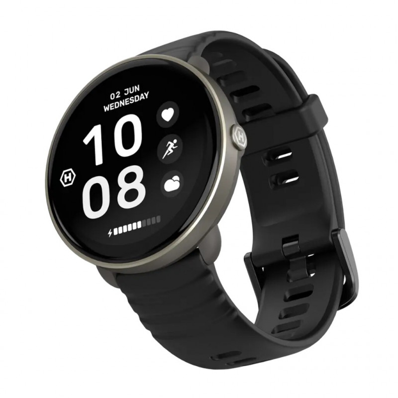 Smartwatch Hammer Ventus, GPS, 1,32 inch AMOLED, Czarny