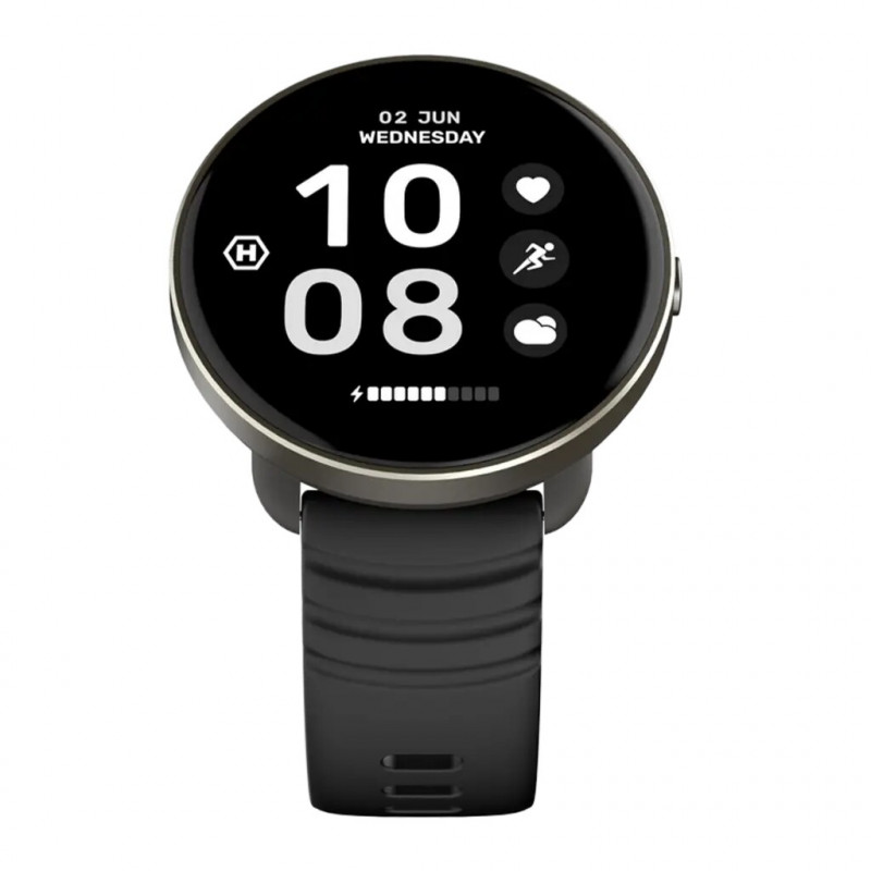 Smartwatch Hammer Ventus, GPS, 1,32 inch AMOLED, Czarny