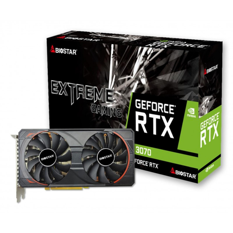 Karta graficzna Biostar RTX 3070 8GB GDDR6 VN3716RM82