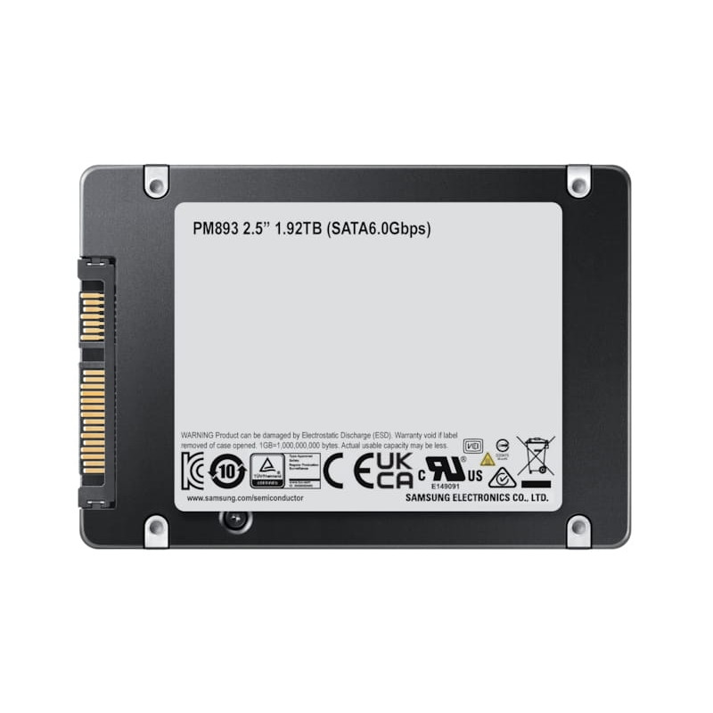 Samsung PM893 480GB 2,5 inch SATA III SSD do centrów danych (MZ7L3480HCHQ-00A07)