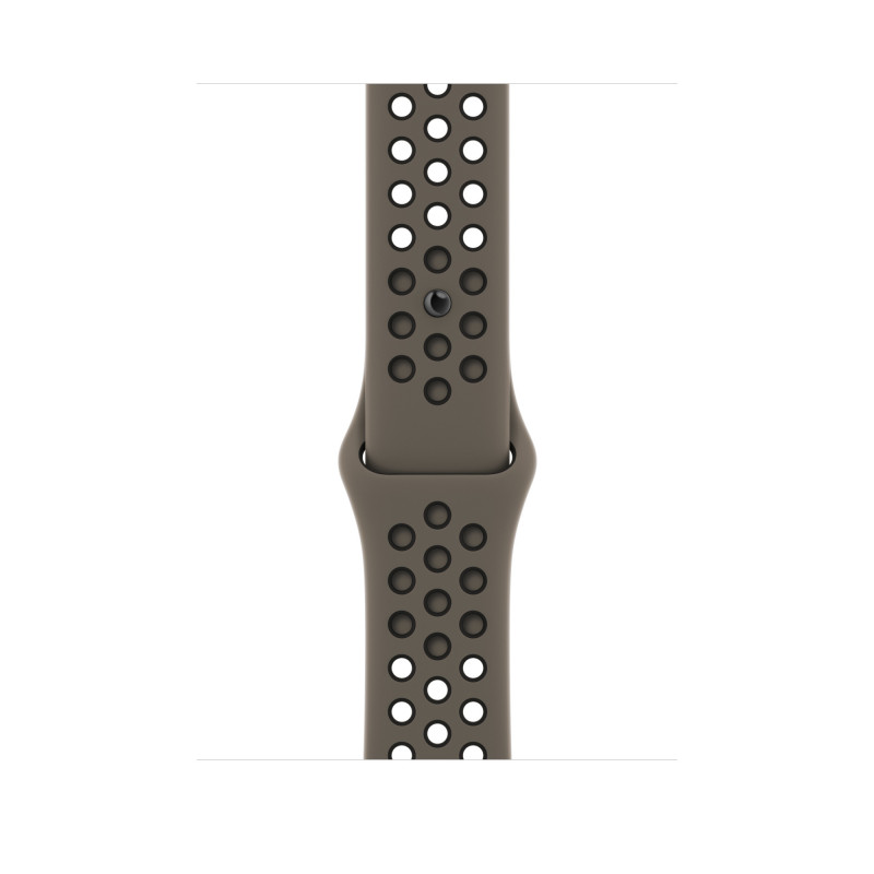Apple Watch Nike Sport Band 45mm – Oliwkowy Szary/Czarny