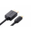 Kabel Ugreen Micro HDMI do HDMI, 2 m, 4K, Czarny