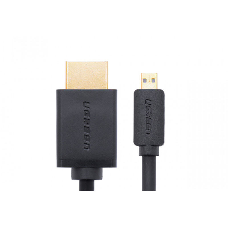 Kabel Ugreen Micro HDMI do HDMI, 2 m, 4K, Czarny