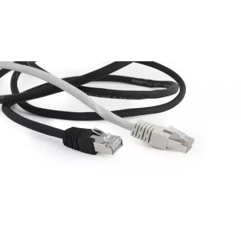 Kabel krosowy Gembird Cat6a S/FTP RJ45, 5 m, Czarny, LSZH