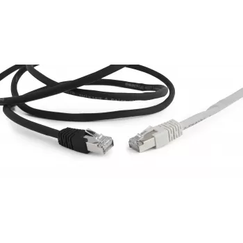 Kabel krosowy Gembird Cat6a S/FTP RJ45, 5 m, Czarny, LSZH