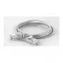 WANTEC Slim Cat6a U/UTP kabel krosowy RJ45, 2,8 mm, 1,5 m, biały