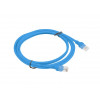 LANBERG Cat5e U/UTP kabel krosowy RJ45, 2 m, niebieski
