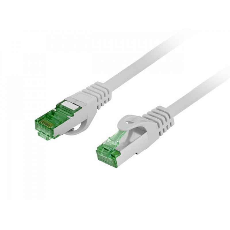 Kabel krosowy Lanberg Cat7 S/FTP RJ45, 1,5 m, szary, LSZH