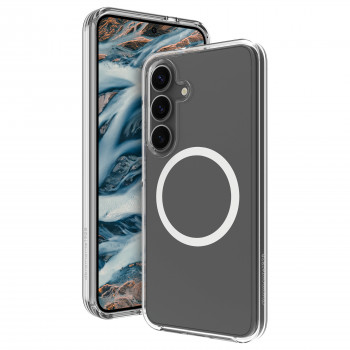 Etui dbramante1928 Iceland Pro Qi2 do Samsung Galaxy S25+, kompatybilne z MagSafe, przezroczyste