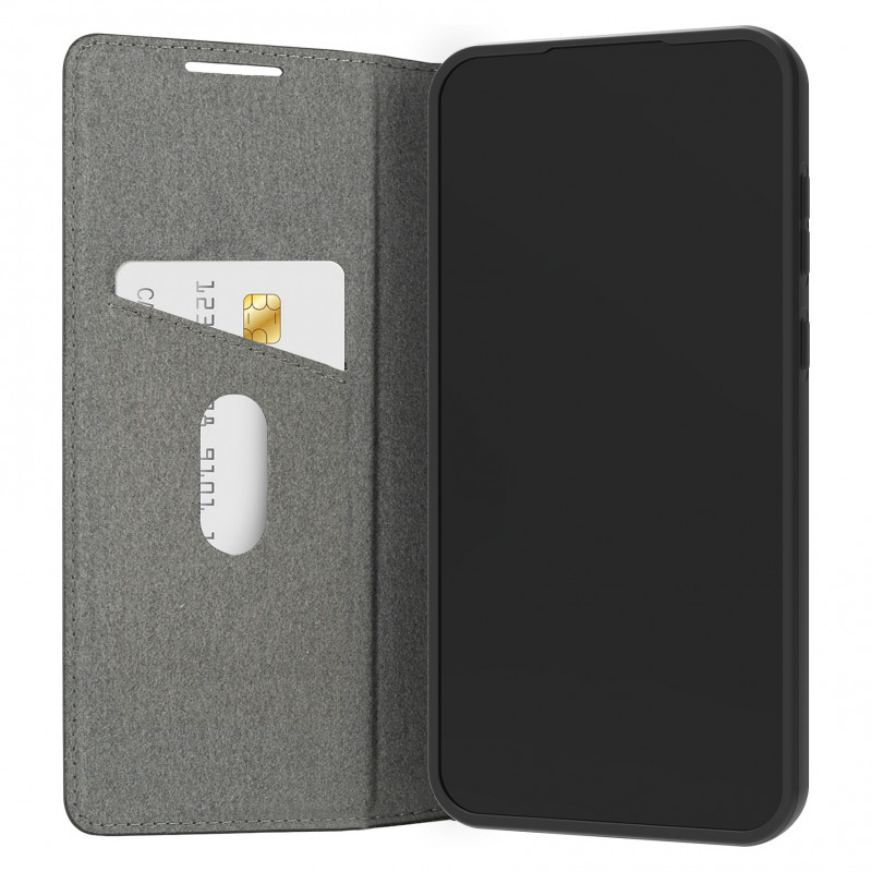 dbramante1928 Oslo – etui typu flip do telefonu komórkowego – poliuretan (PU), plastik – czarny – do Samsung Galaxy A35