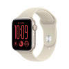 Apple Watch SE 3 GPS 44 mm, koperta z aluminium (kolor Starlight), pasek sportowy (kolor piaskowy), S/M