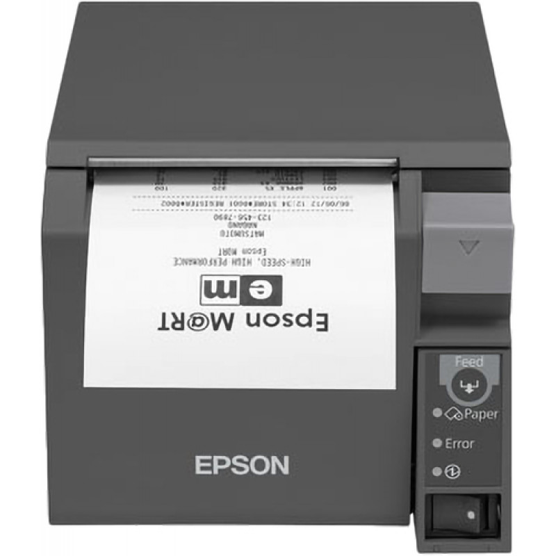 Drukarka fiskalna termiczna Epson TM-T70II, USB + Serial RS232, 80 mm, czarna