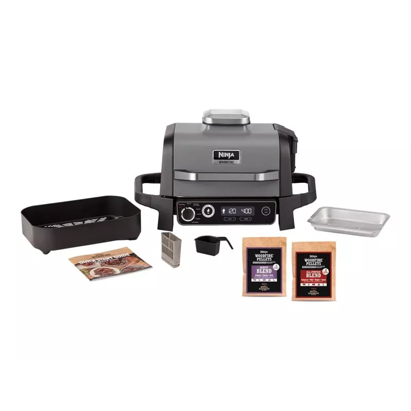 SharkNinja Ninja Woodfire OG701DE – Grill i wędzarnia BBQ