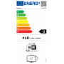 Wyświetlacz Hisense 75WH80GE 75 inch o wysokiej jasności do witryn, 4K UHD, 4000 cd/m², 24/7, Android