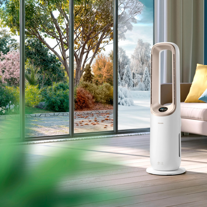 Philips Air Performer 8000 Series AMF870/16 3-w-1 oczyszczacz powietrza z funkcją wentylatora i ogrzewania