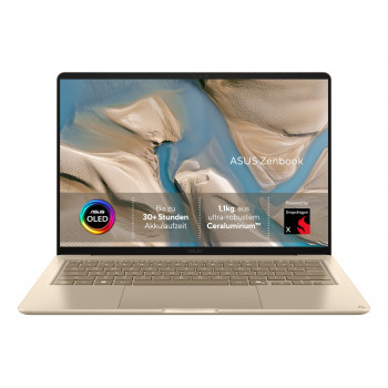 Notebook ASUS Zenbook 14 UX3480QA-U1157W 14 inch WUXGA OLED - Qualcomm Snapdragon X X1-26-100, 16GB RAM, 512GB SSD, Windows 11 Home