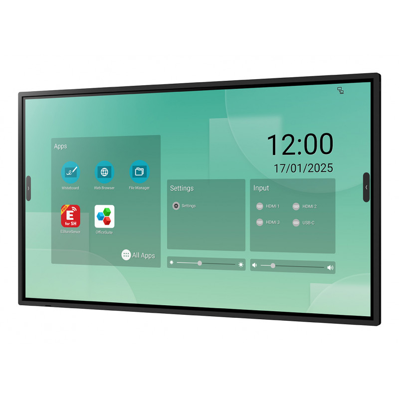 Sharp PN-LM431 43 inch UHD monitor interaktywny, seria LM, 500 cd/m², dotyk na podczerwień, 20 punktów dotyku, Android SoC, USB-C, wyjście HDMI