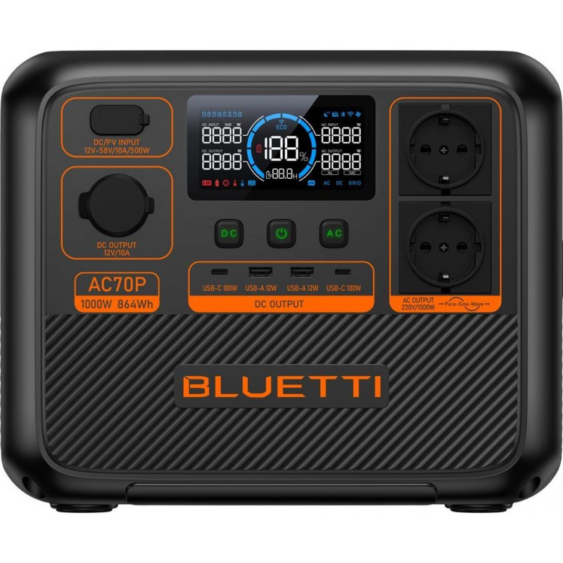 BLUETTI PowerOak AC70P - Przenośna stacja zasilania