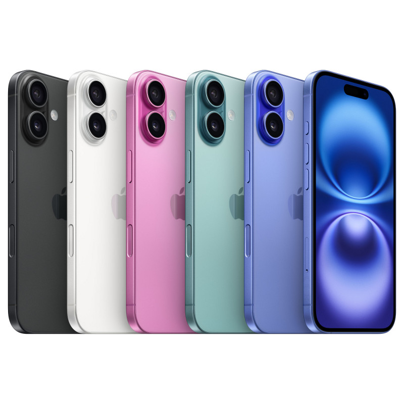 Smartfon Apple iPhone 16 256 GB Czarny MYEE3ZD/A